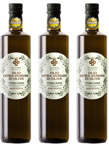 Italian Extra virgin ORGANIC olive oil Tuscan IGP Lt. 0,750
