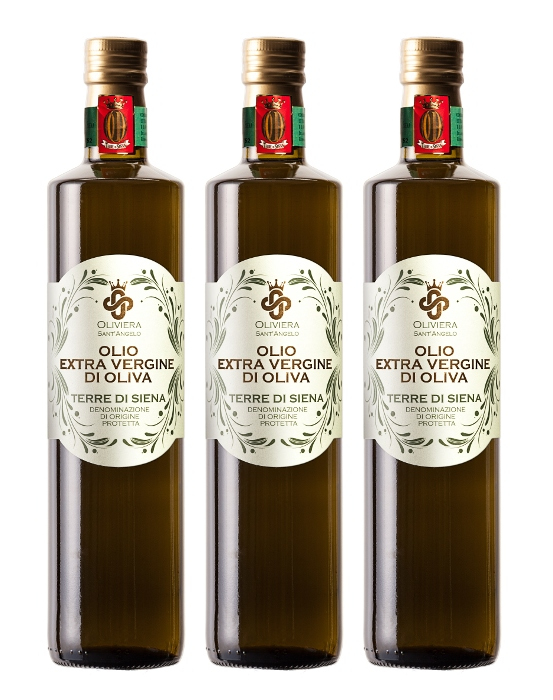 Italian Extra Virgin Olive Oil Siena Dop lt 0,500 Box X 3
